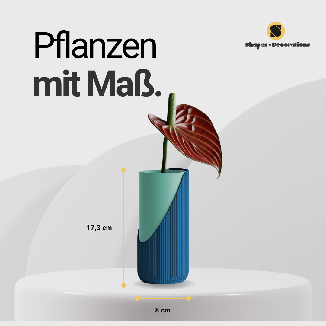 Encastra klein (17,3cm) – Vase by HpInvent