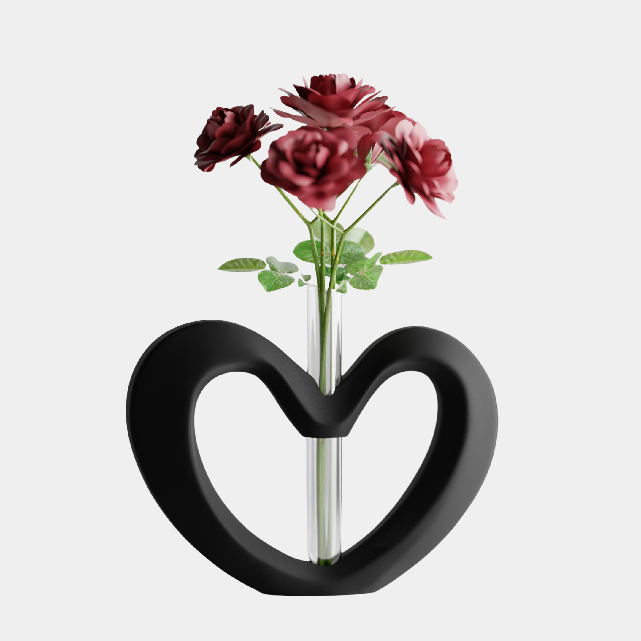 Herzvase – Single Bloom