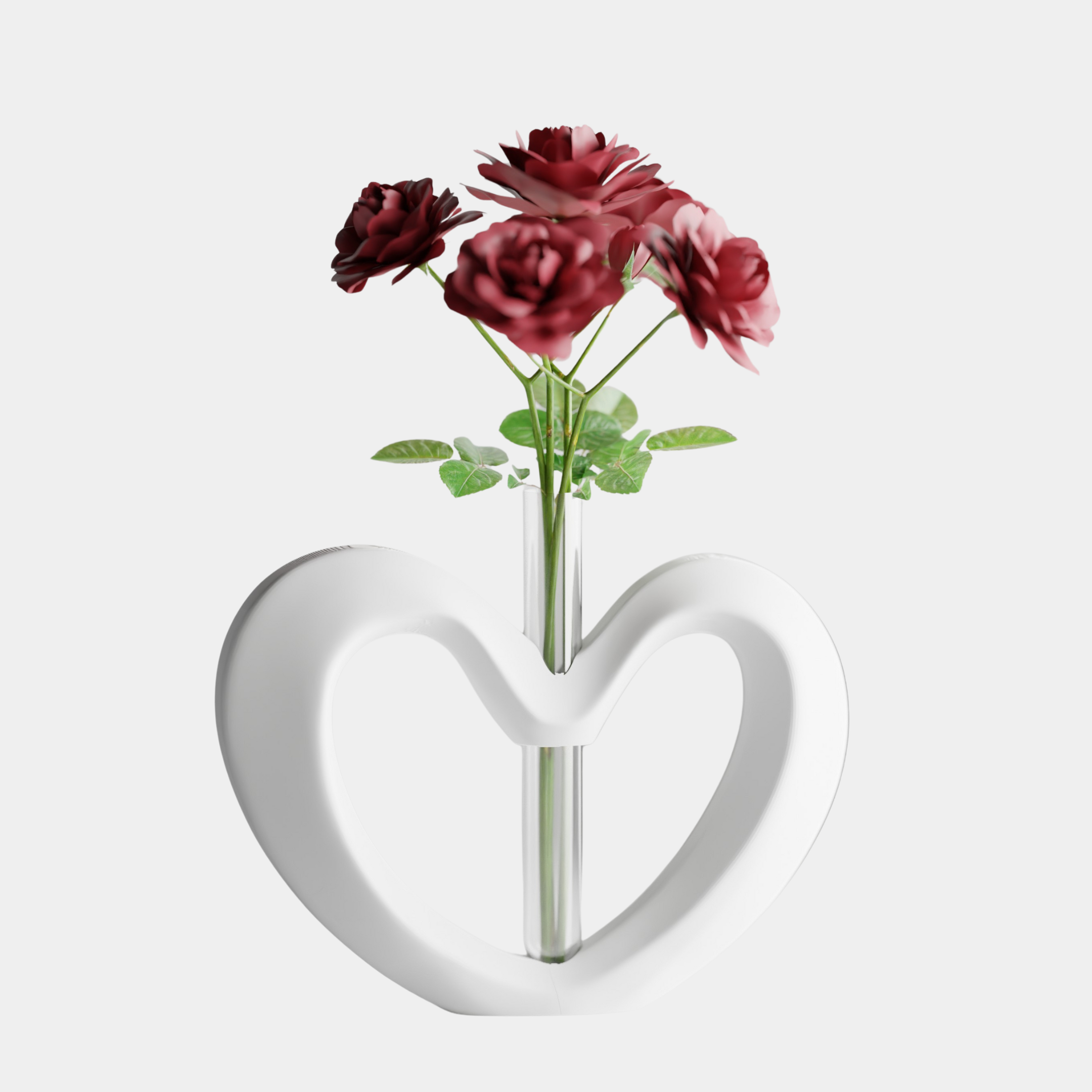 Herzvase – Single Bloom