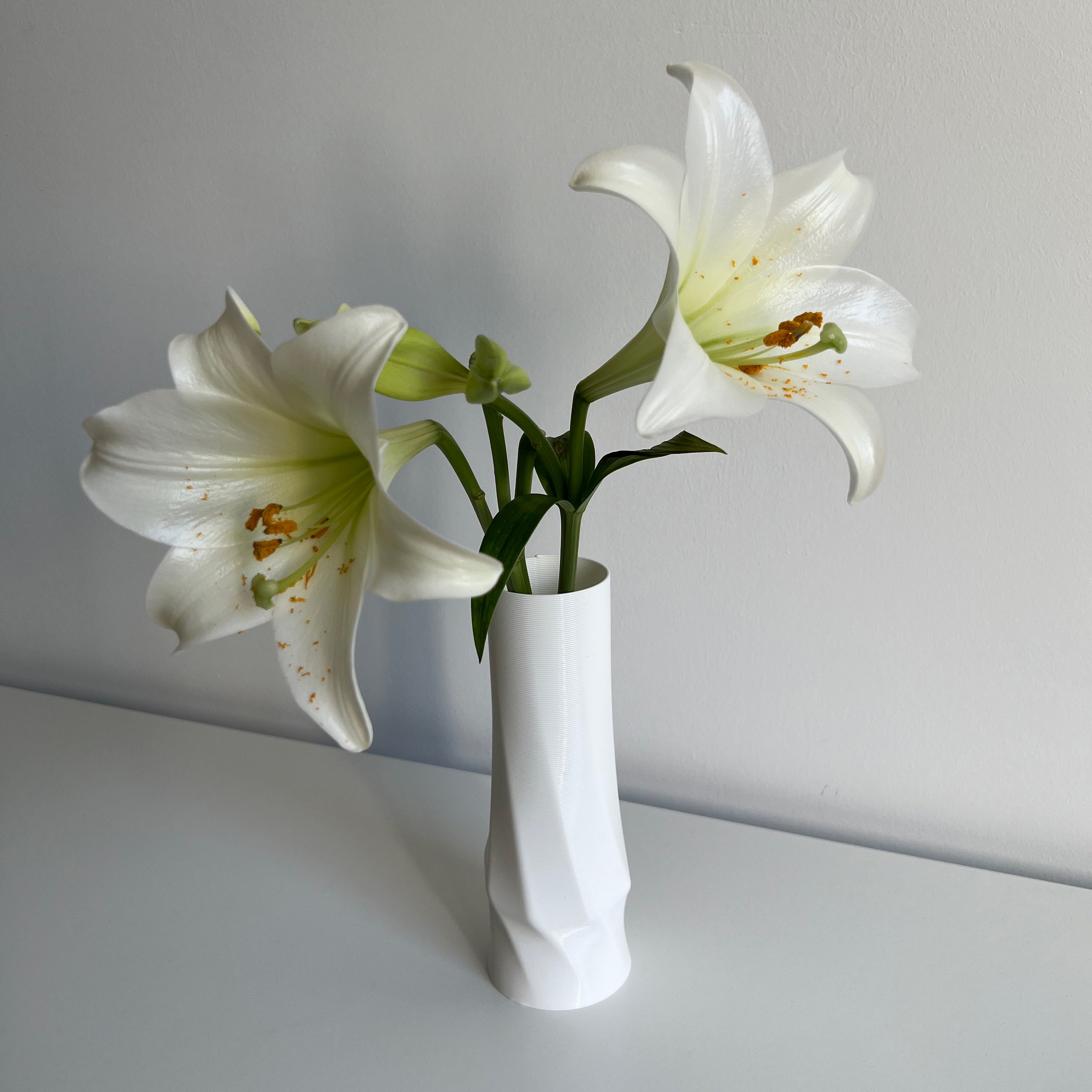 the vase - circle (basic) - weiß