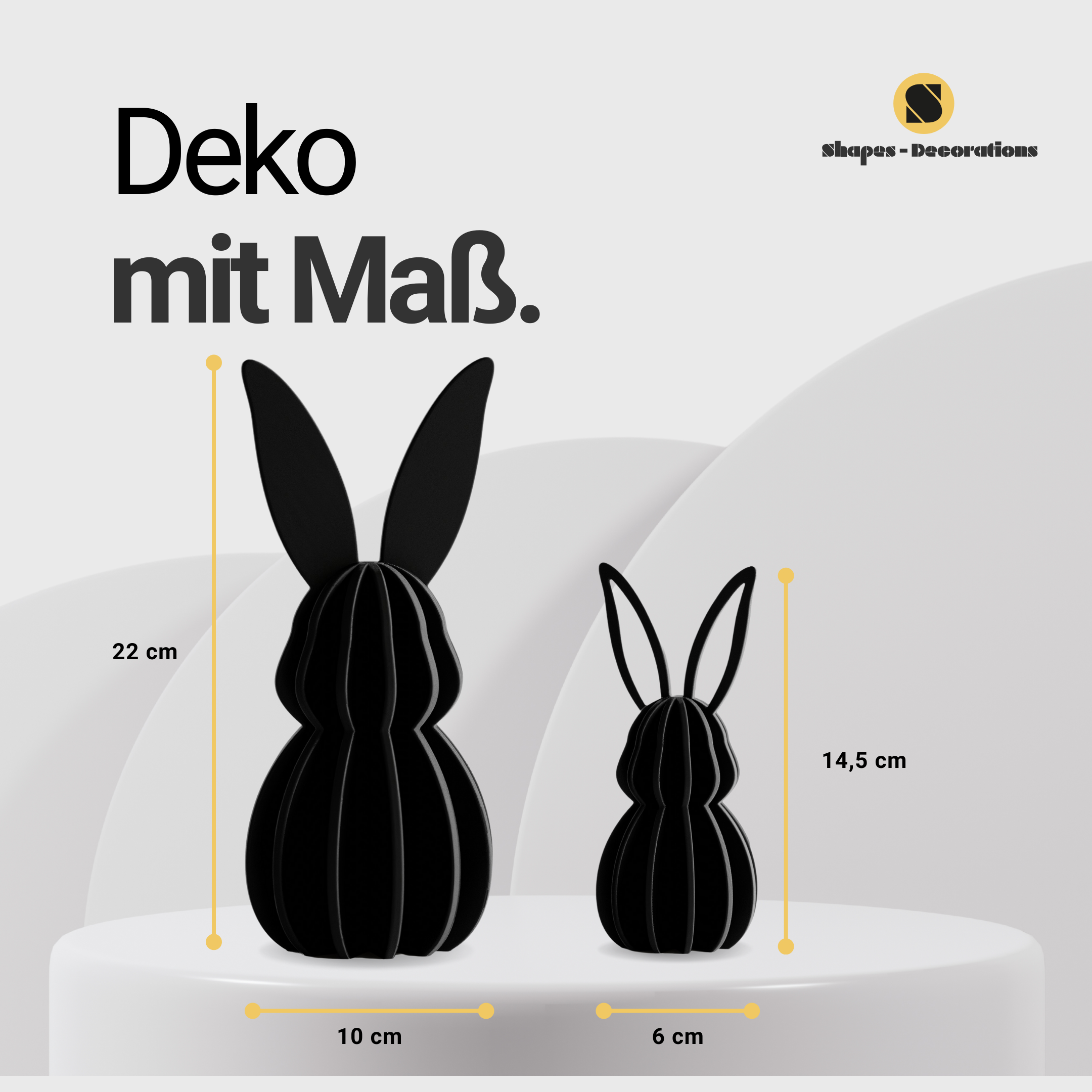 Osterhasen Set – Groß & Klein