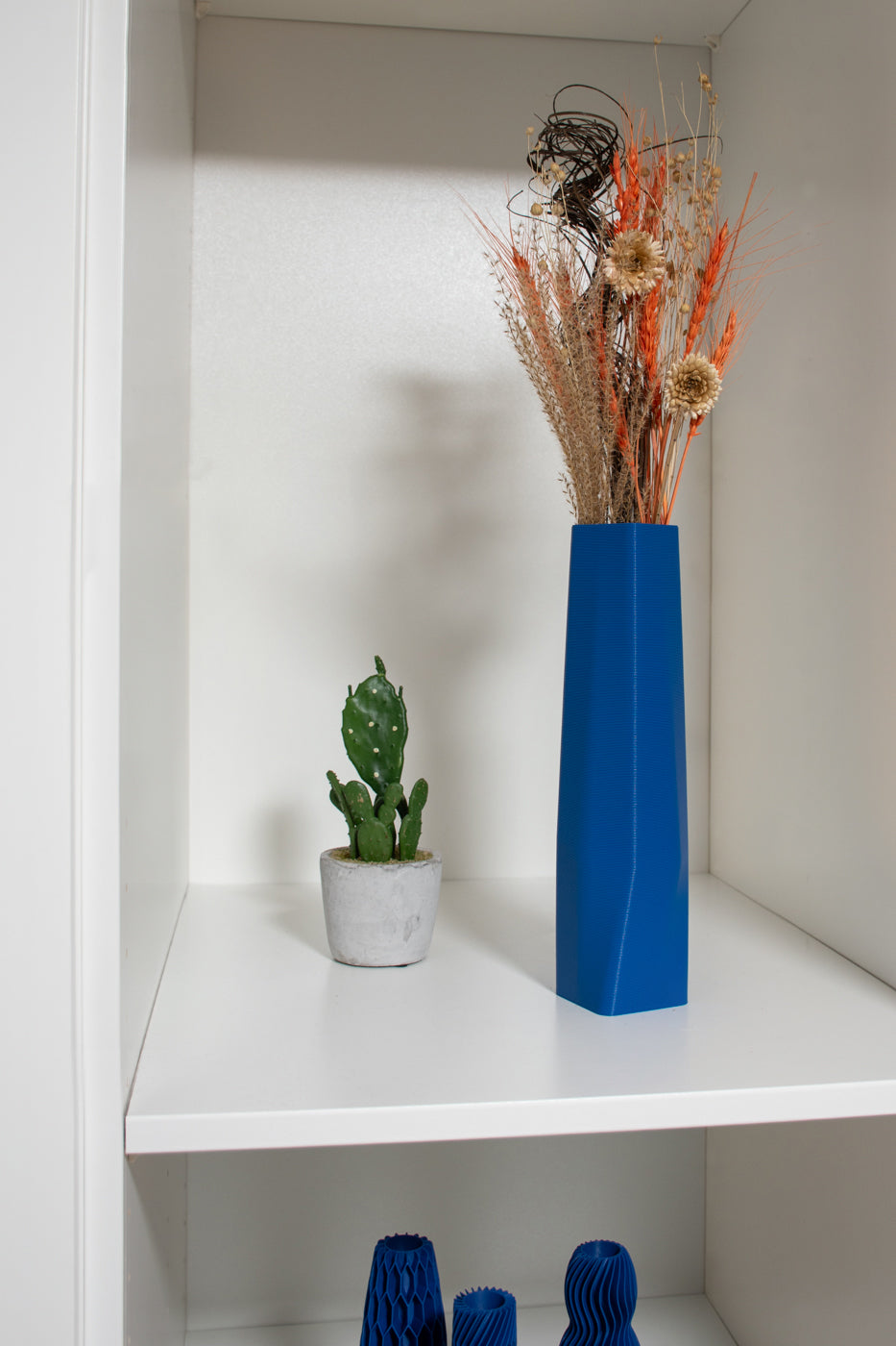 the vase - square (basic) - blau