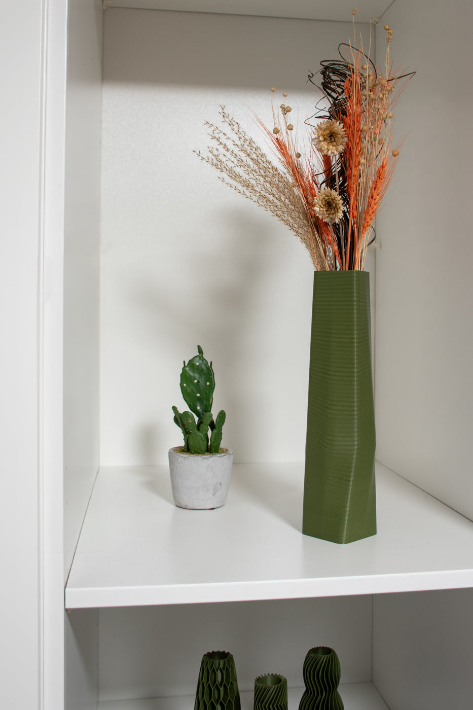 geometrio. (basic) | Das 3er-Set zum Kombipreis - olivgrün - Realbild