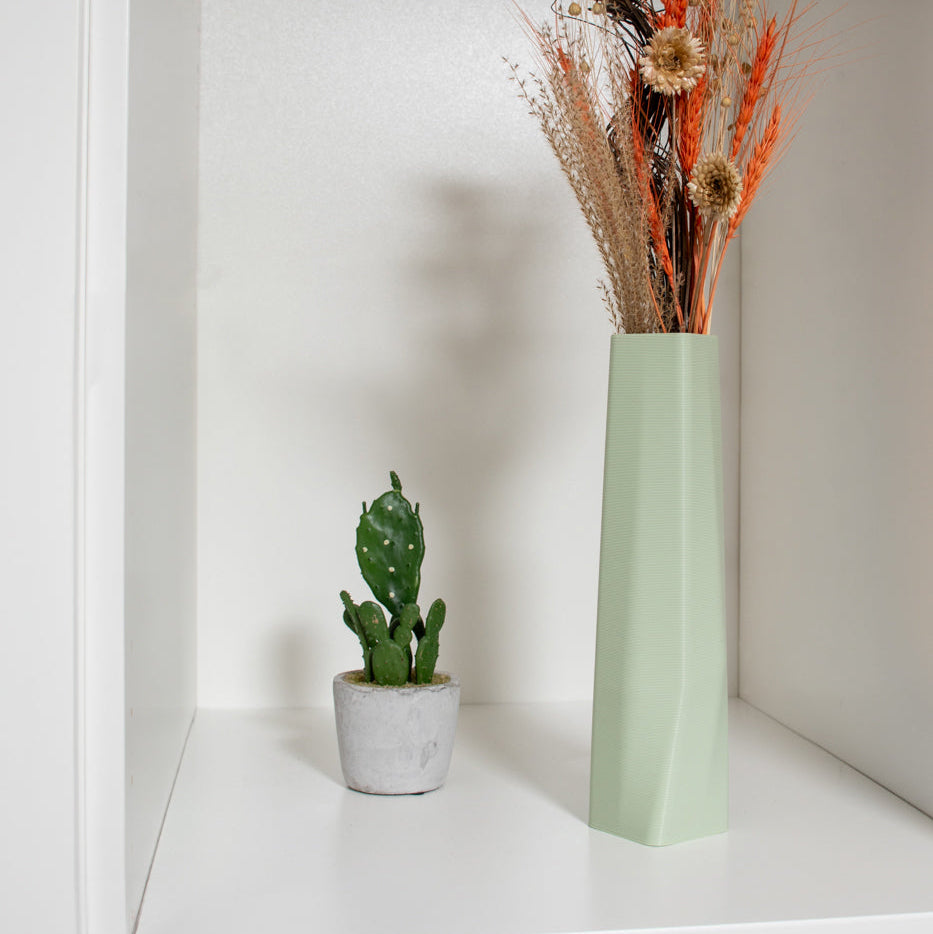 the vase - square (basic) - mintgrün