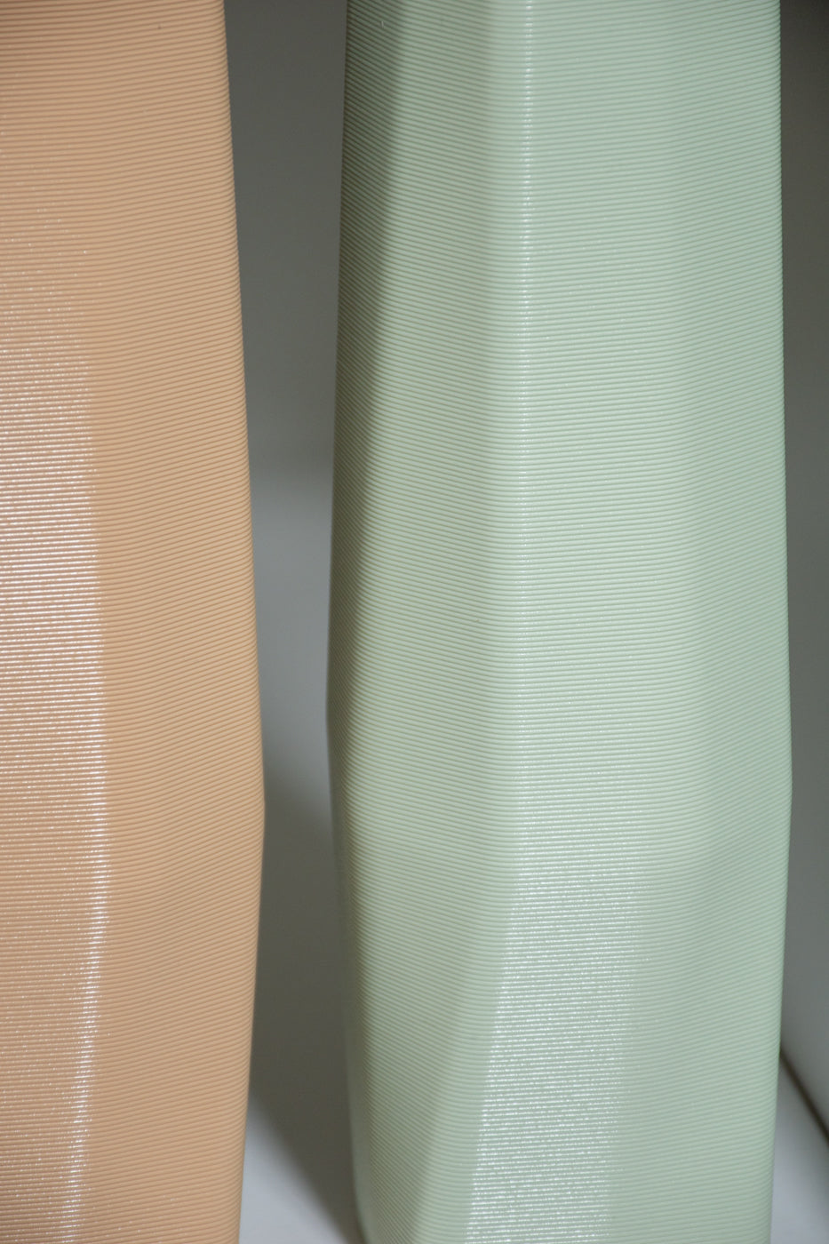 geometrio. (basic) | Das 3er-Set zum Kombipreis - Detailaufnahme - erdnussbraun und mintgrün