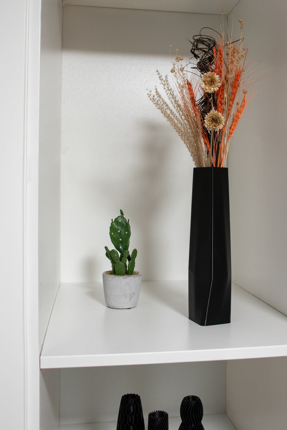 the vase - square (basic) - schwarz