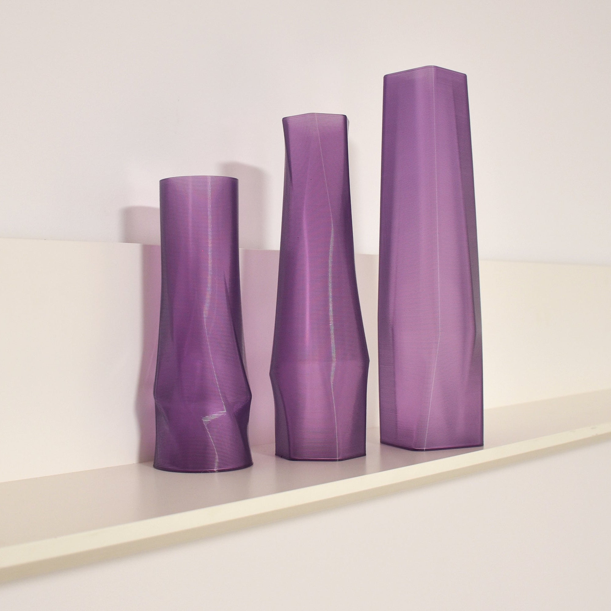 geometrio. (deco) | Das 3er-Set zum Kombipreis - lila - Realbild