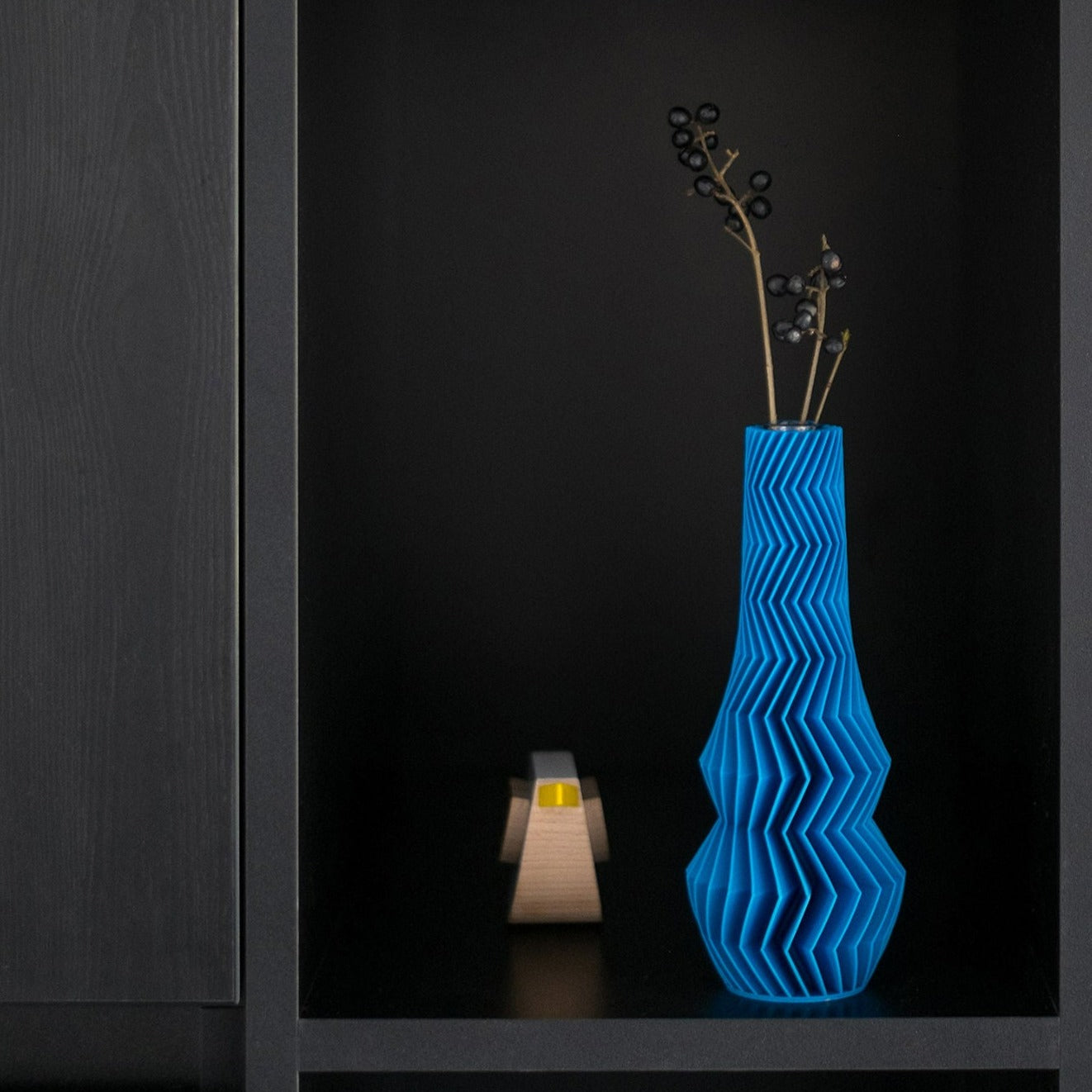 Zigzag One - Exclusive by Martin Žampach | Vase - blau