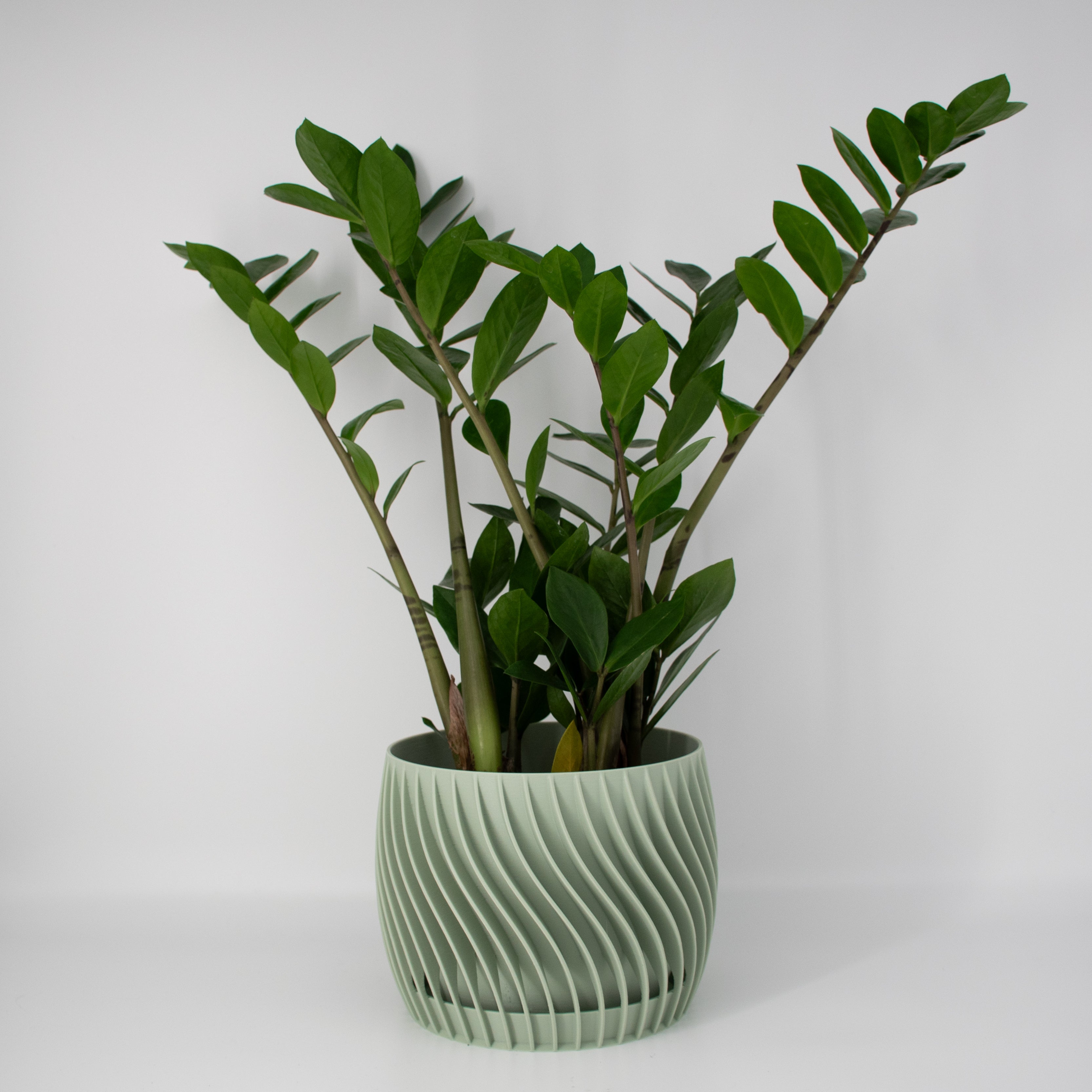The Plant Pot - Blumentopf mit integriertem Unterteller - Ø18cm - mintgrün