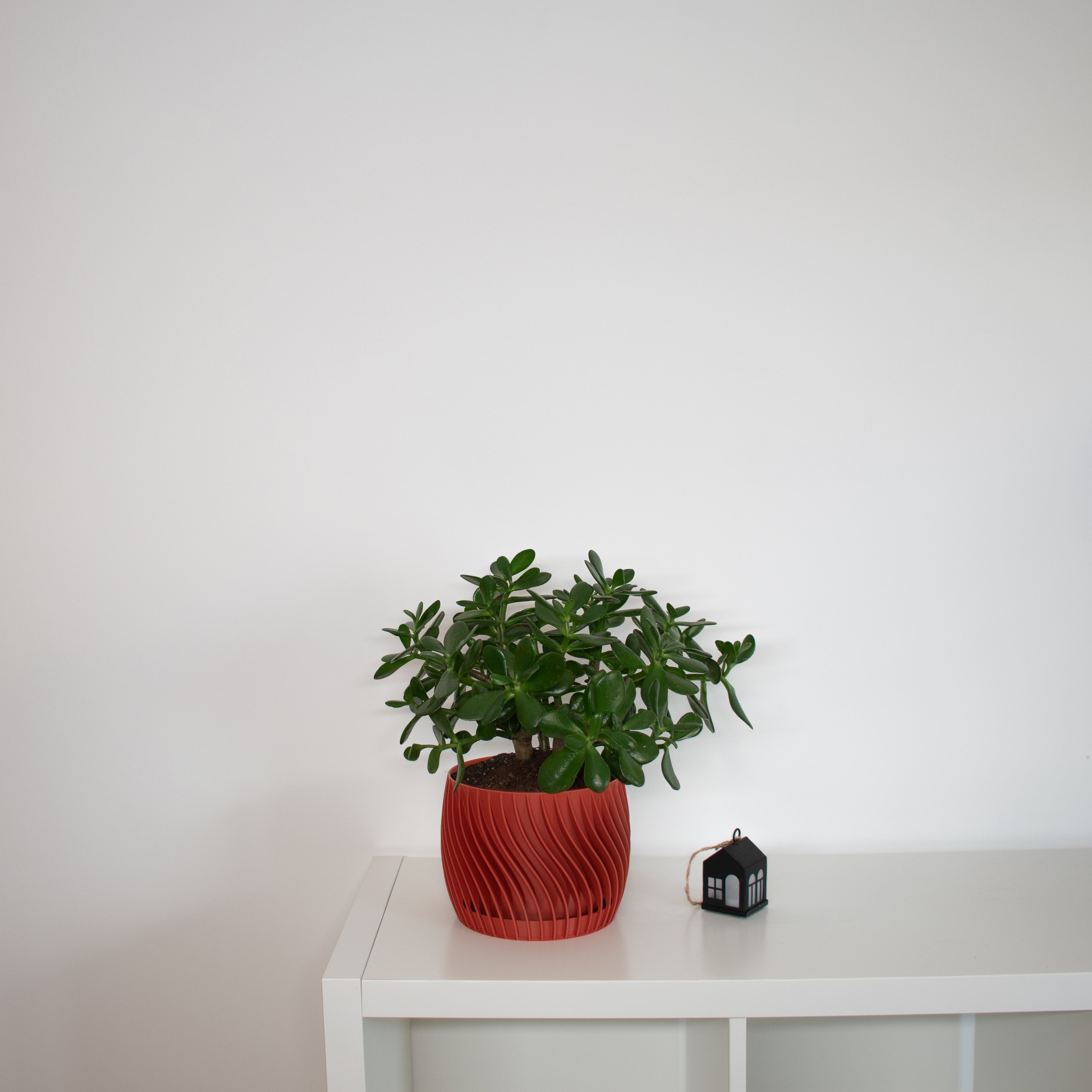 The Plant Pot - Blumentopf mit integriertem Unterteller - Ø18cm - terracotta