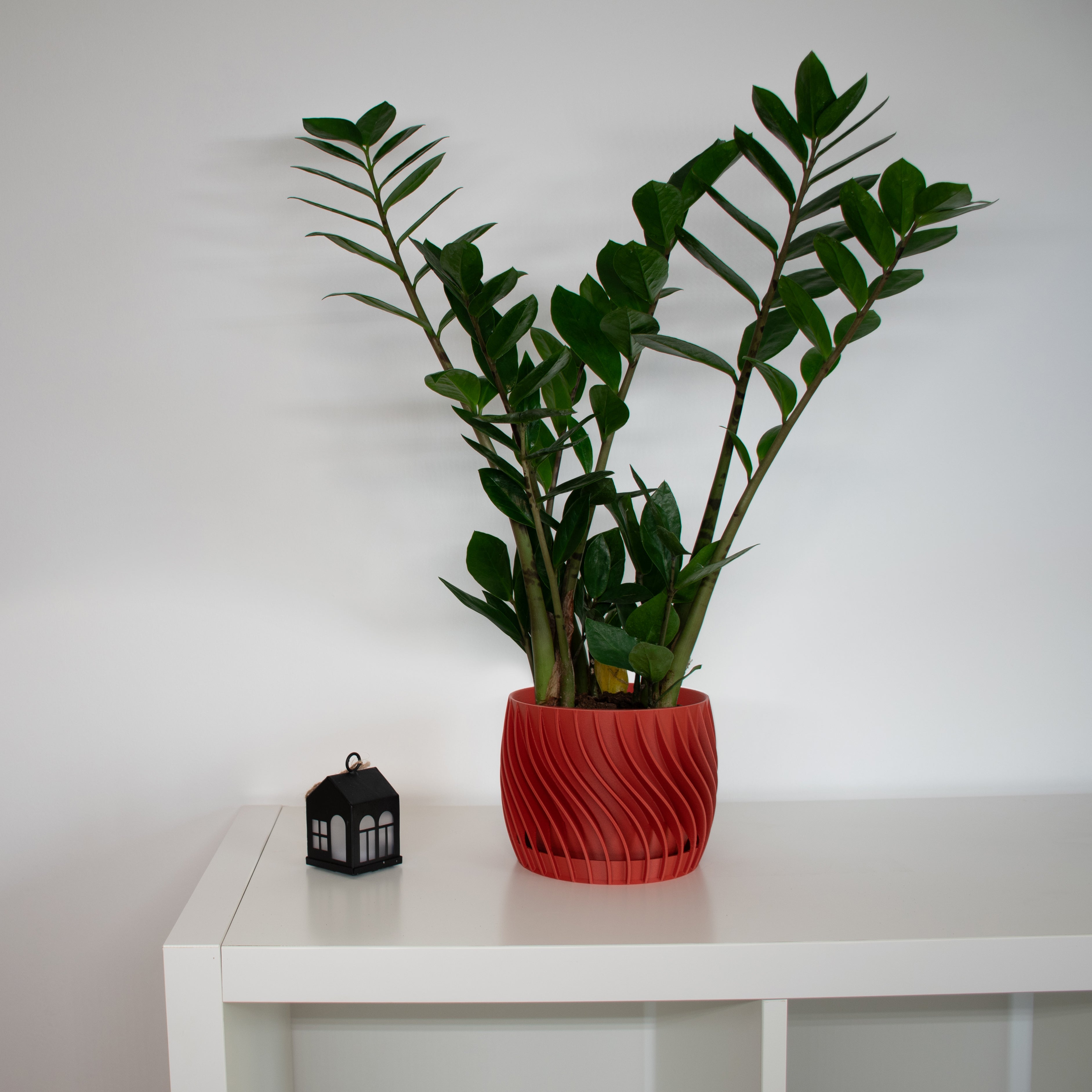 The Plant Pot - Blumentopf mit integriertem Unterteller - Ø15cm - terracotta