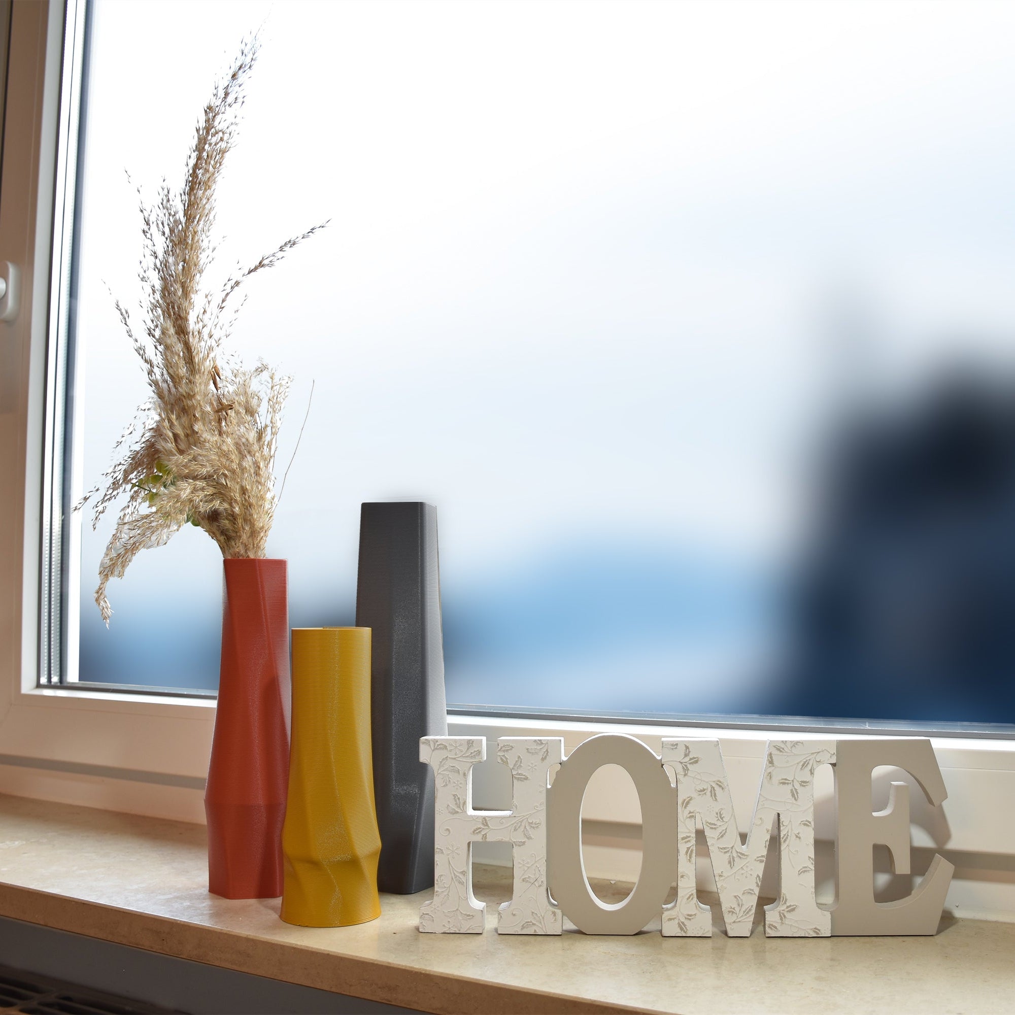 geometrio. (basic) | Das 3er-Set zum Kombipreis - terracotta, ocker, grau - Realbild