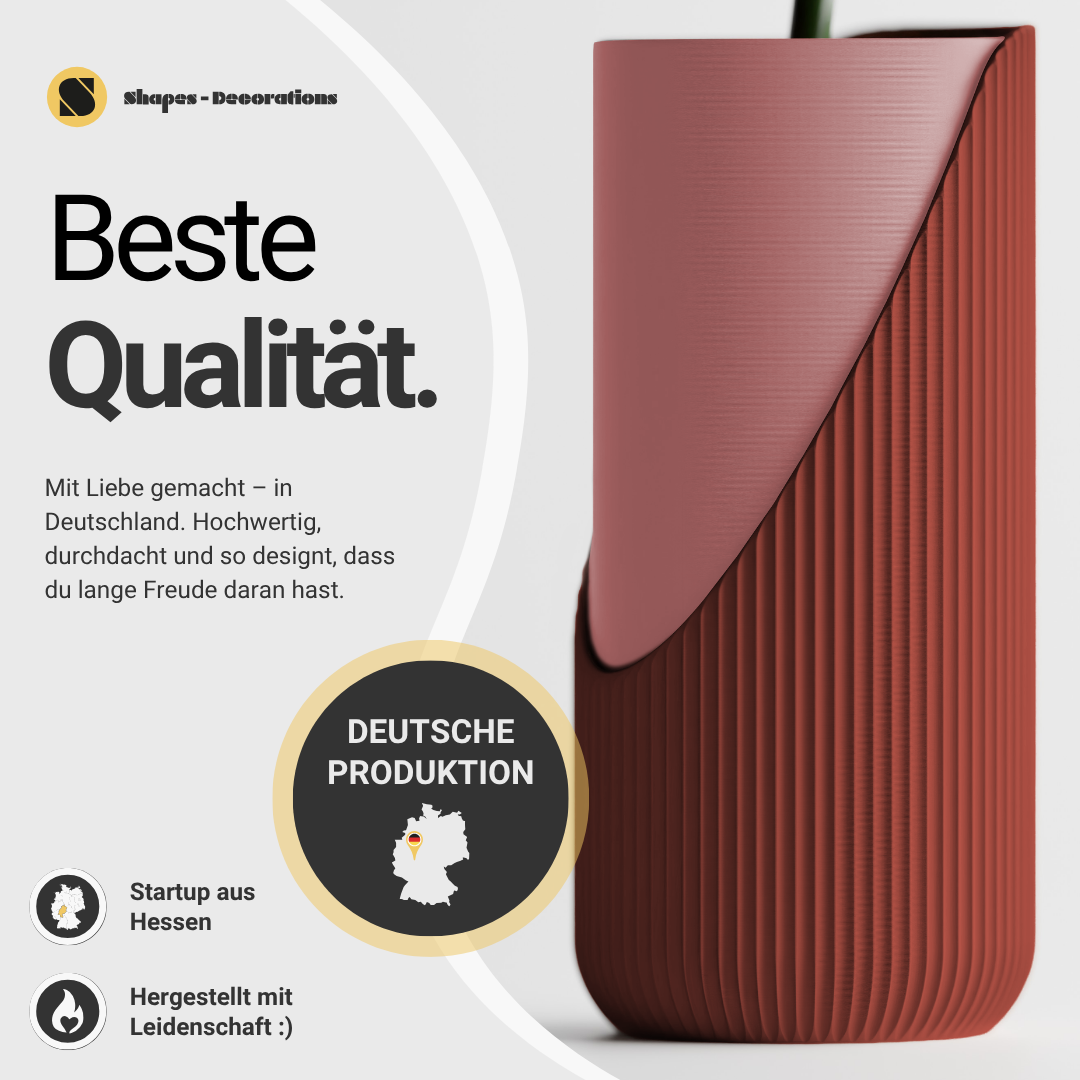 Encastra groß (24,2cm) – Vase by HpInvent