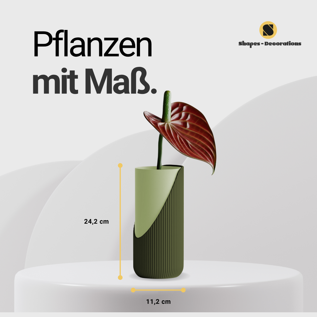 Encastra groß (24,2cm) – Vase by HpInvent