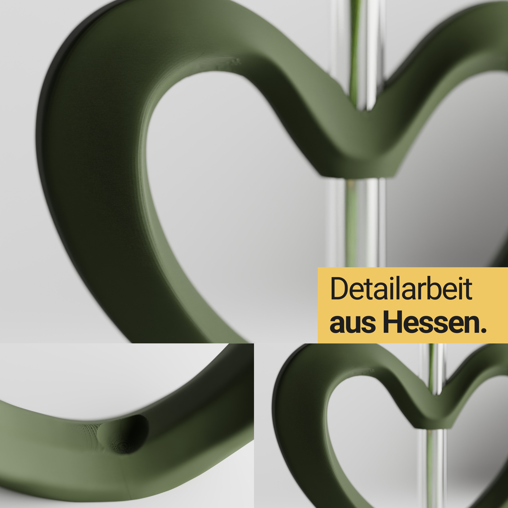 Herzvase – Single Bloom