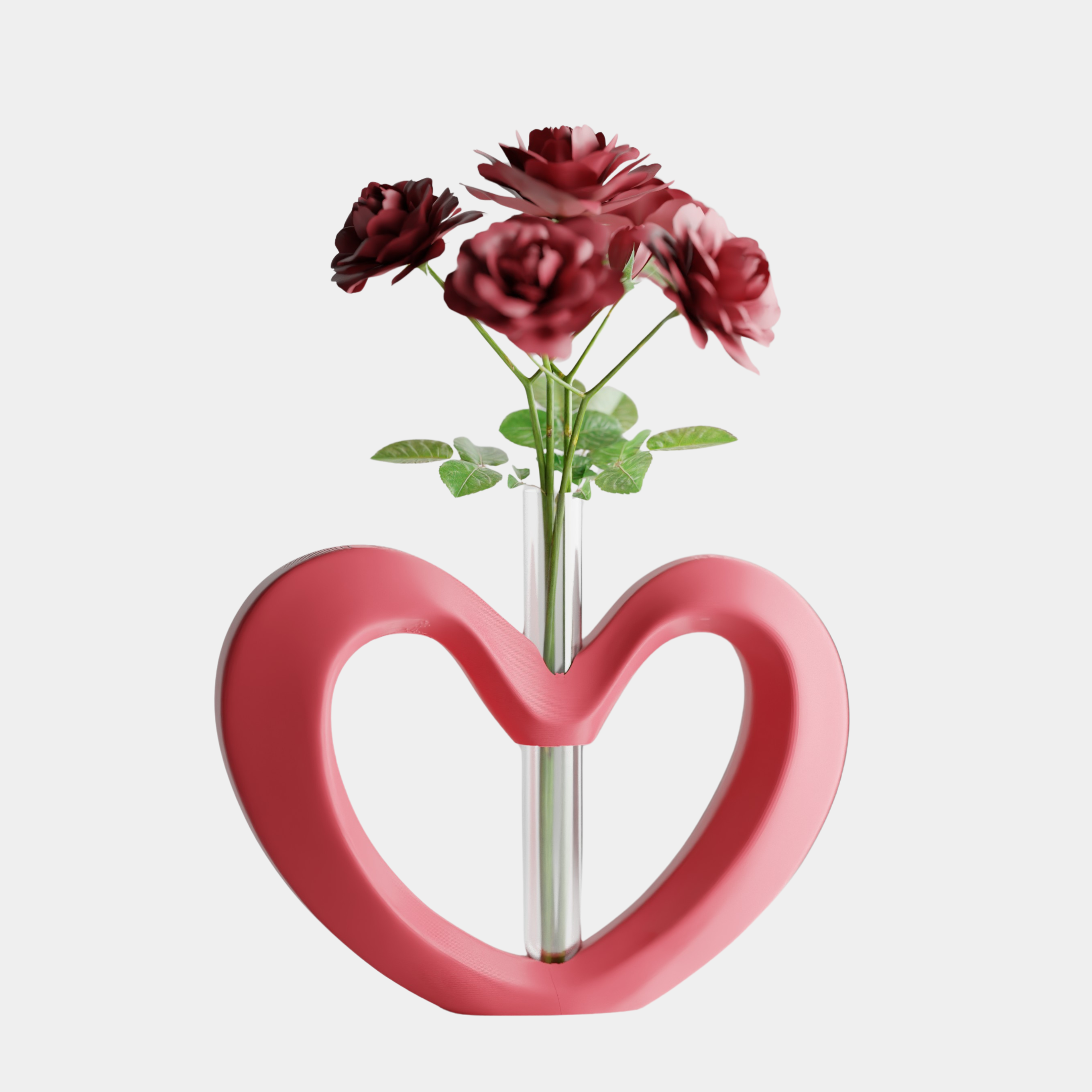 Herzvase – Single Bloom