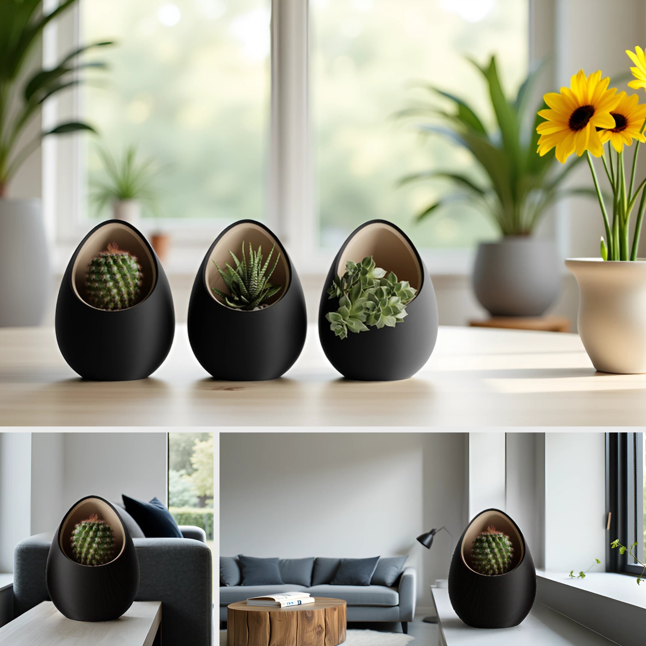 Nuvia Planter - Inspired by the idea of a nest.