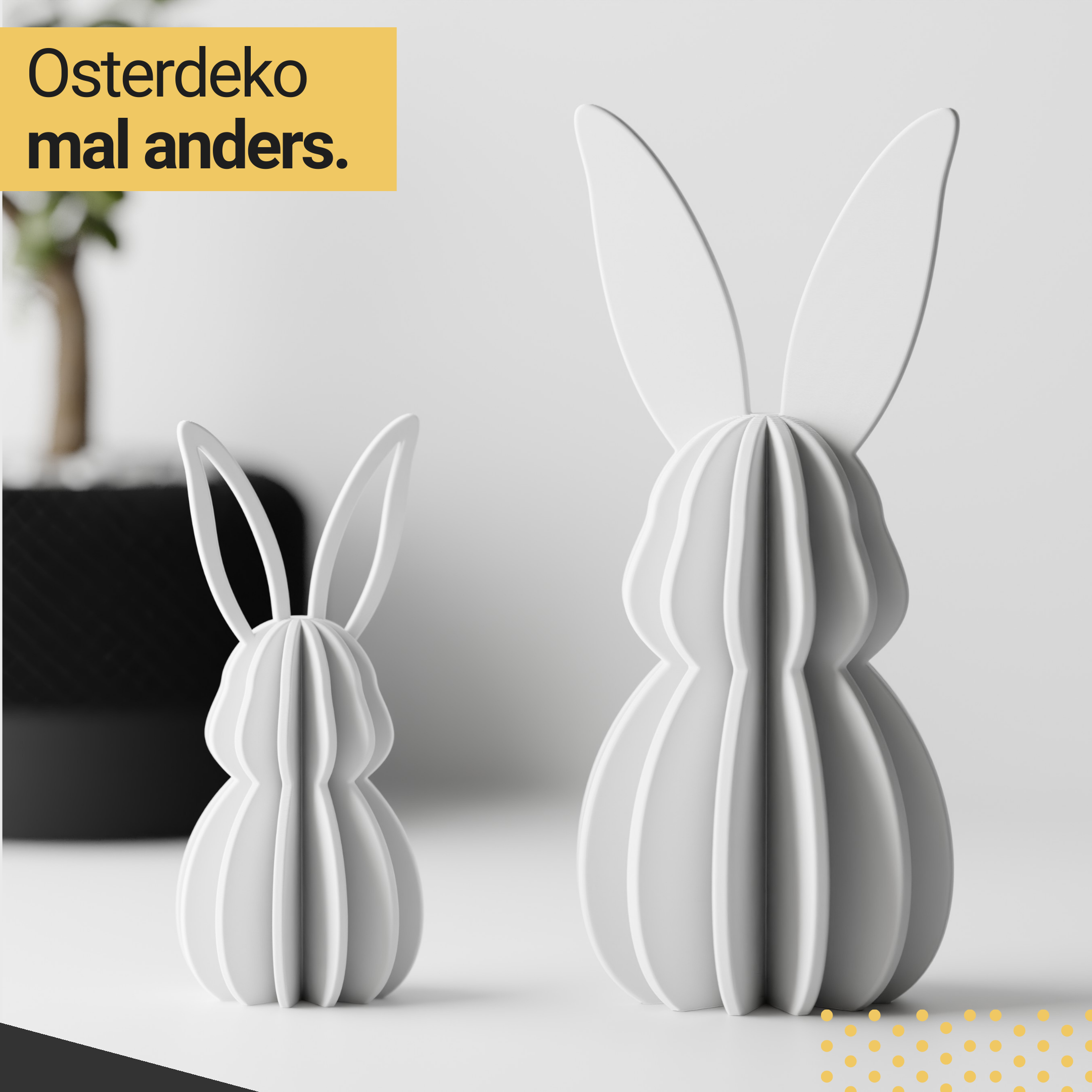 Osterhasen Set – Groß & Klein