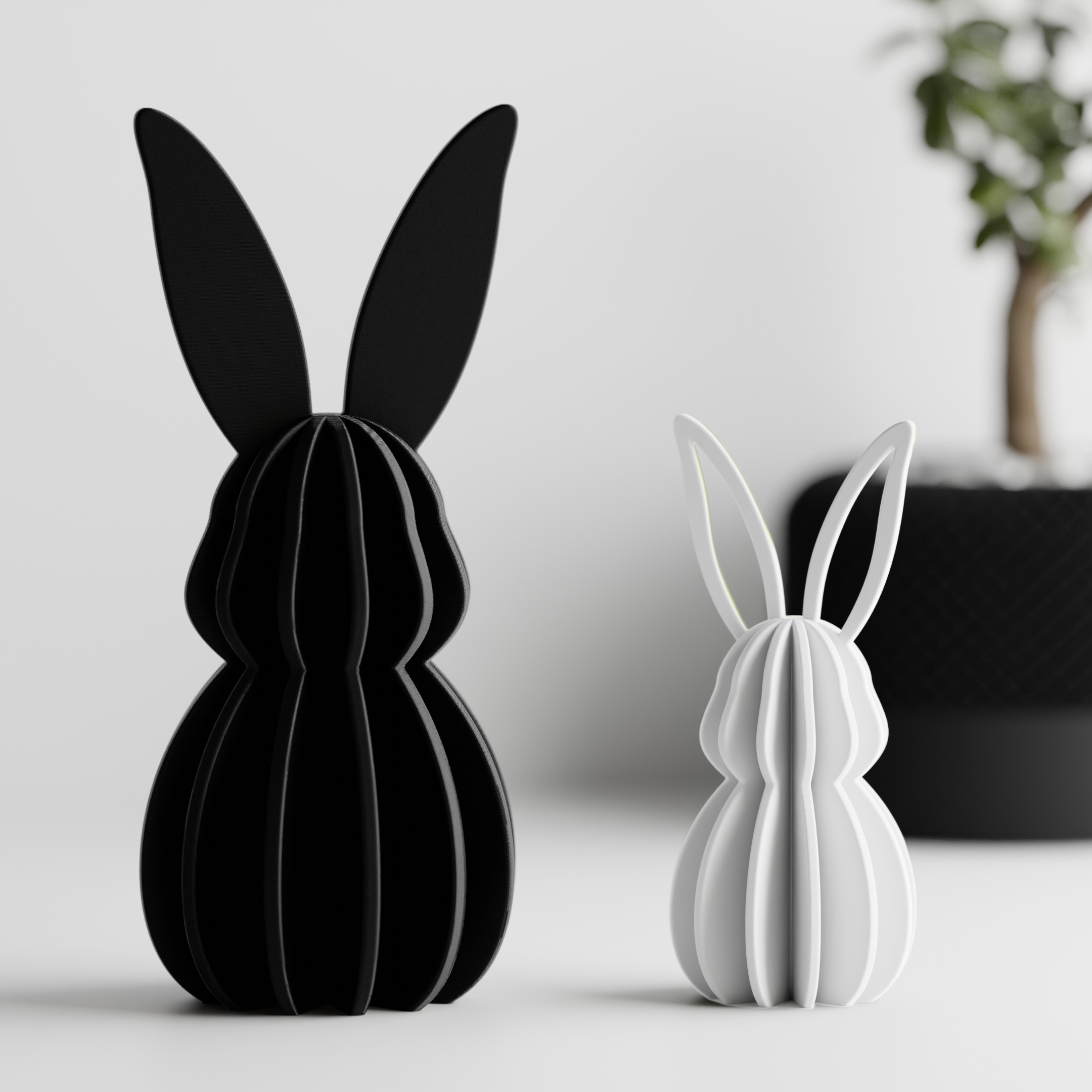 Osterhasen Set – Groß & Klein